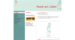 Desktop Screenshot of musikam12ten.info