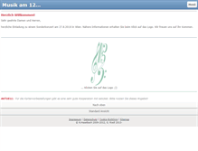 Tablet Screenshot of musikam12ten.info